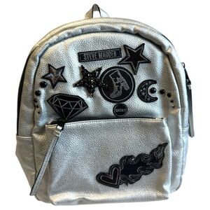Steve‎ Madden Silver Backpack